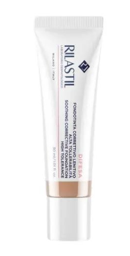 Rilastil Difesa Fondotinta Lenitivo Alta Tollerabilità 04 Pelle Sensibile e Reattiva 30ml